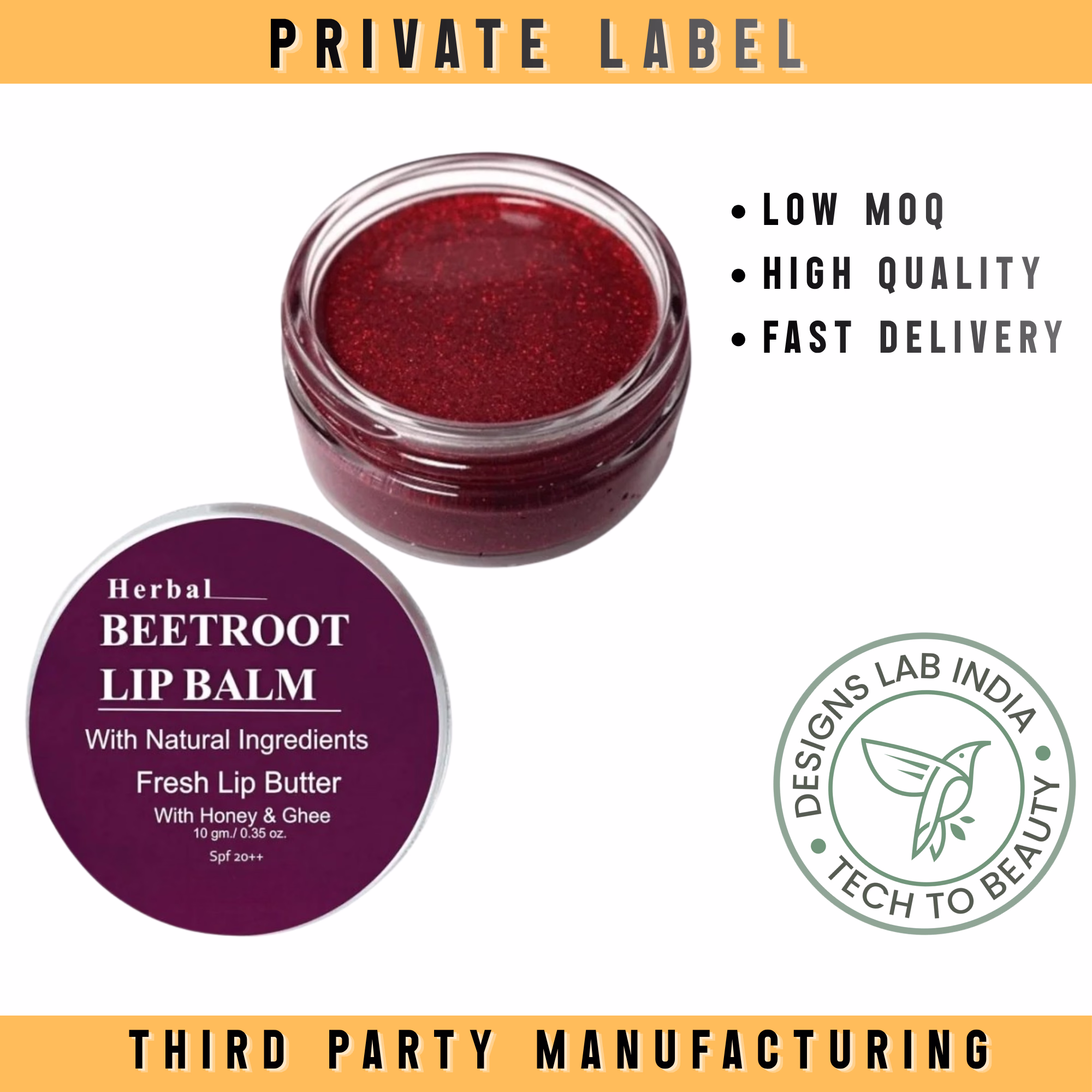 Beetroot Lip Balm